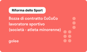 cococo atleta minorenne