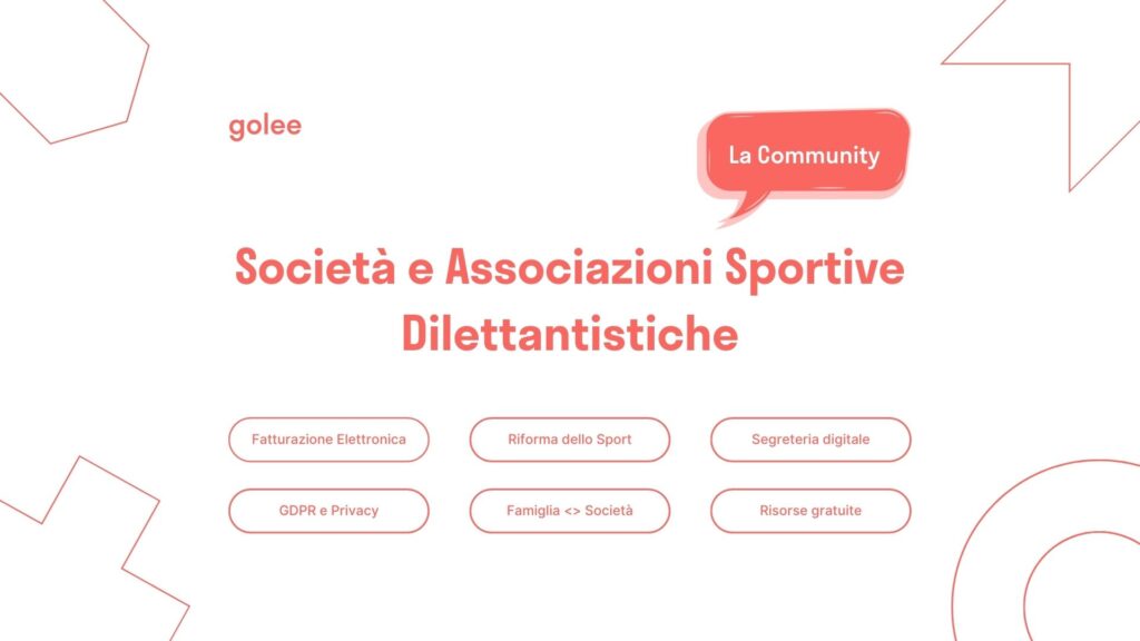 gestionale per società e associazioni sportive - la community facebook