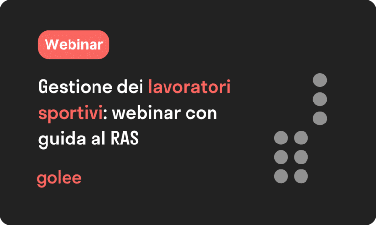 webinar - gestione dei lavoratori sportivi e guida al ras
